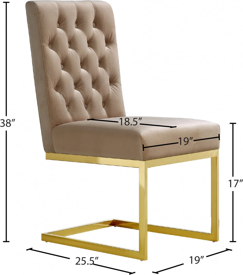 Cameron Velvet Dining Chair