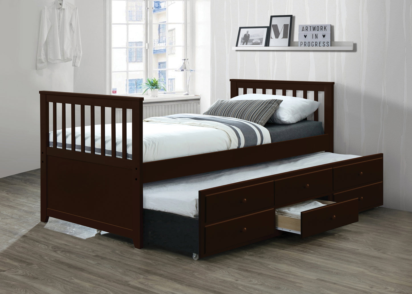 Twin Captains Bed