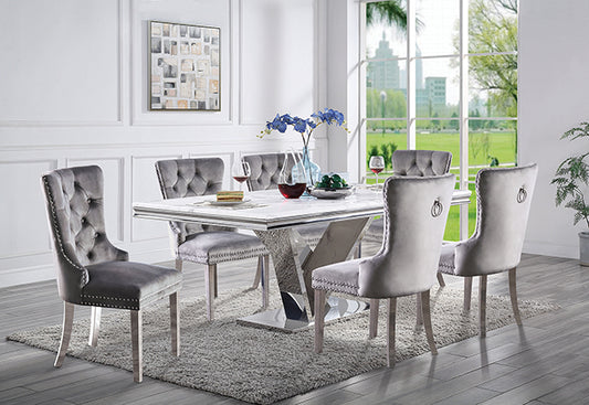 Valdevers - 7 Pc Dining Table Set