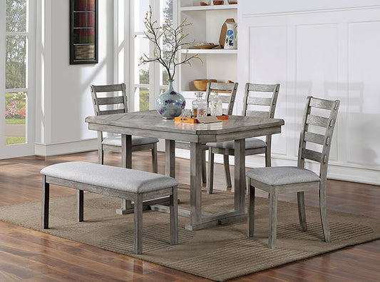 Laquila - 6 Pc Dining Table Set w/ Bench
