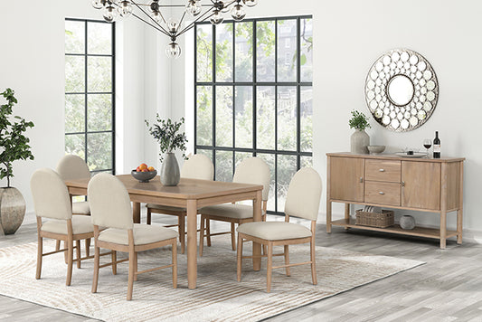 Rheinfall - 7 Pc Dining Table Set