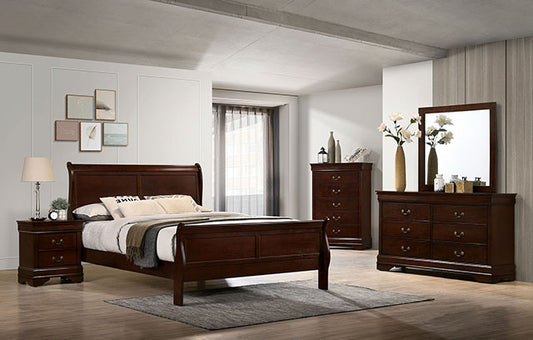 Louis Philippe - 5 Pc Queen Bedroom Set