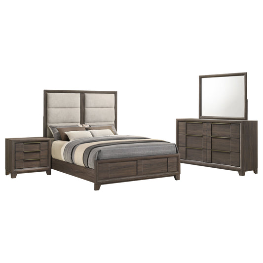 Farre 4-piece Queen Bedroom Set Dark Brown