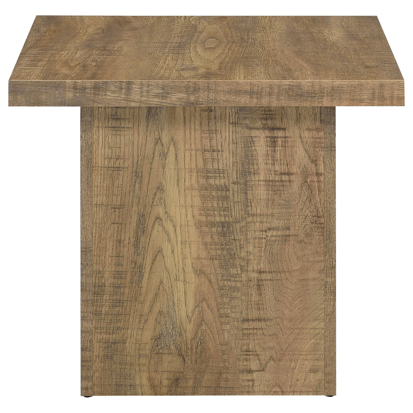 Devar Square Engineered Wood End Table Mango