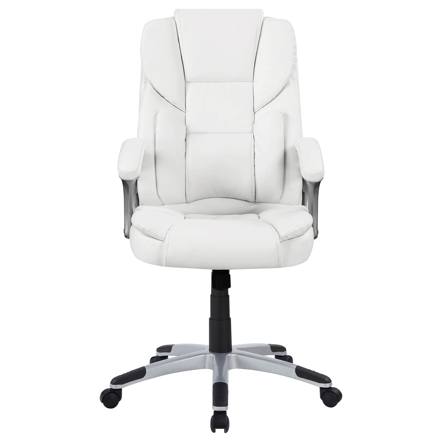 Kaffir Adjustable Height Office Chair White and Silver