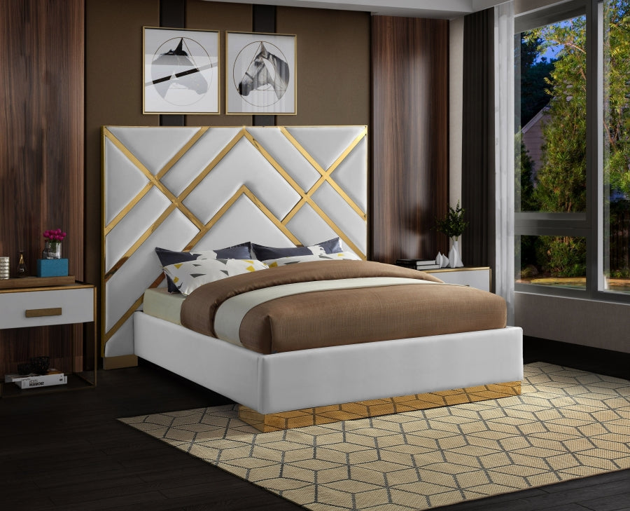 Vector Vegan Leather Queen Bed