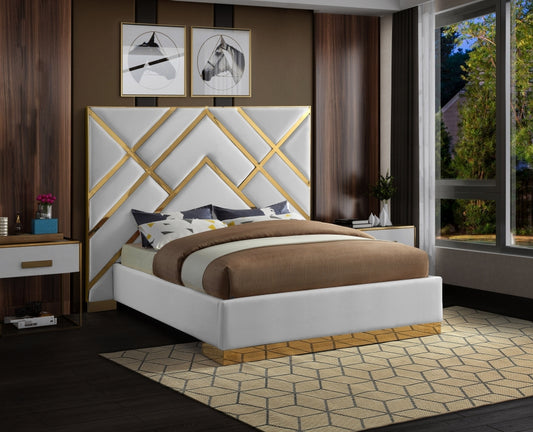 Vector Vegan Leather Queen Bed