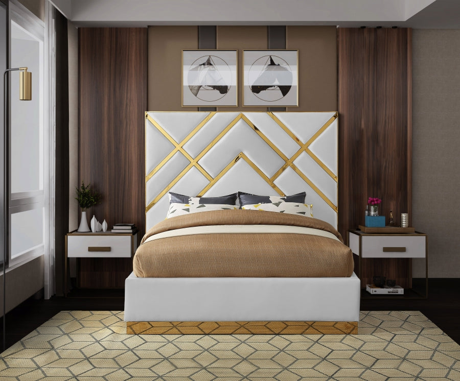 Vector Vegan Leather Queen Bed