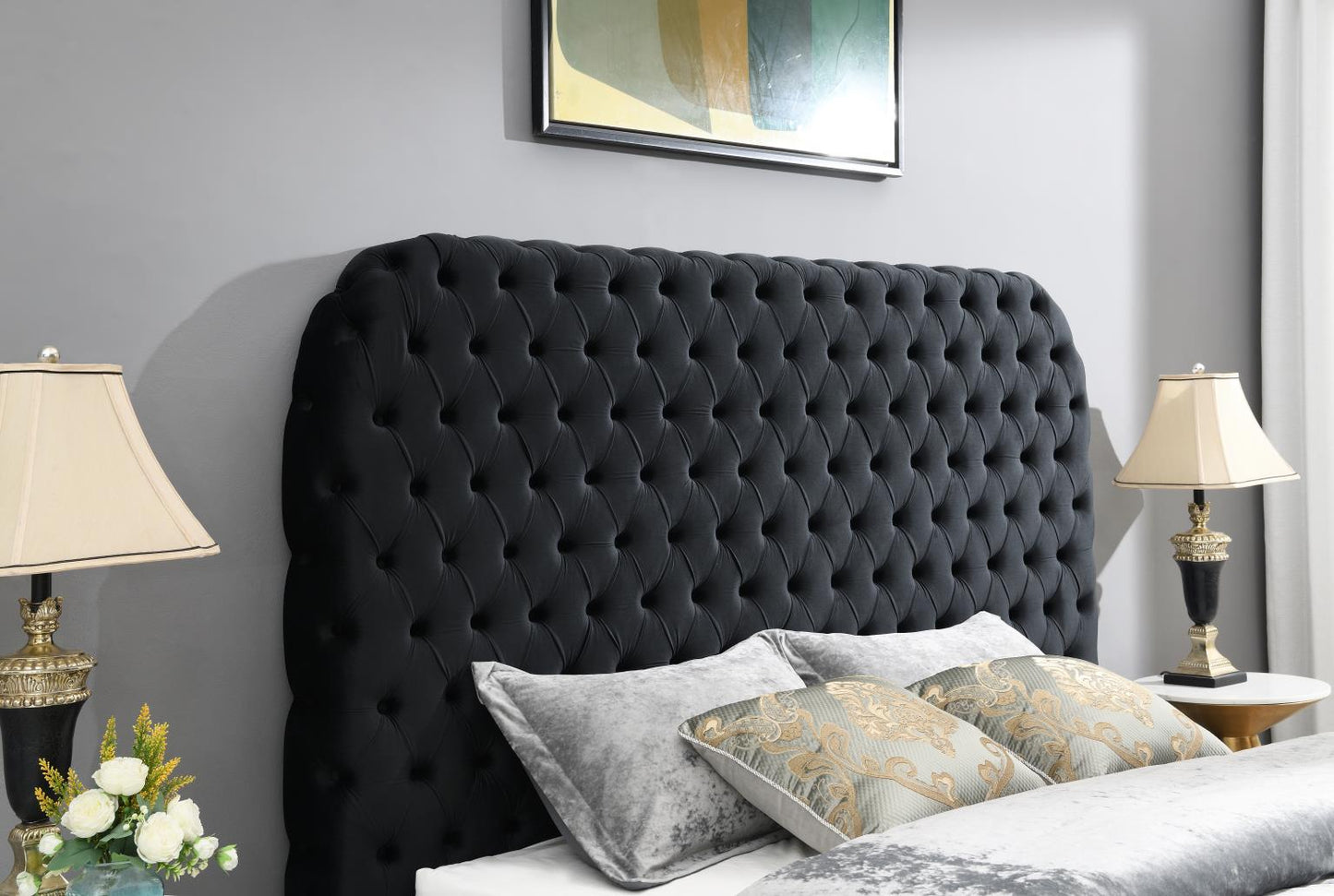 Quinn Velvet Upholstery Beds