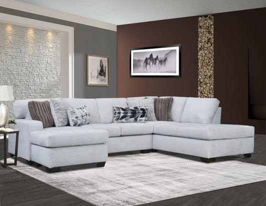 Modern Style 2-Piece Sectional Chaise