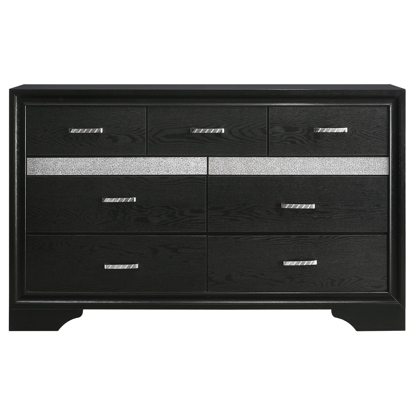 9 drawer dresser black Miranda 9-drawer Dresser Black – New Age Chicago Furniture Co