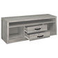 Burke 2-drawer Engineered Wood 59-inch TV Stand Grey Driftwood