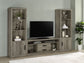 Burke 3-piece 59-inch TV Entertainment Center Grey Driftwood