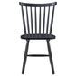 Hollyoak Windsor Wood Dining Side Chair Black (Set of 2)