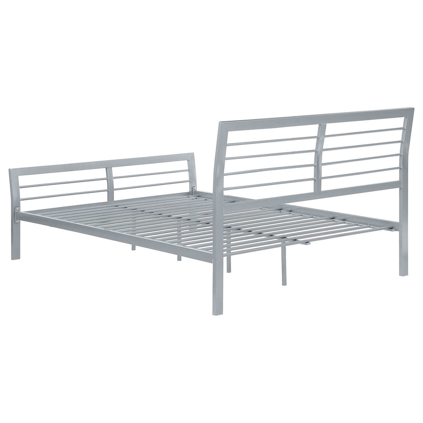 Cooper Metal Full Open Frame Bed Silver