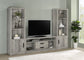 Burke 2-drawer Engineered Wood 59-inch TV Stand Grey Driftwood