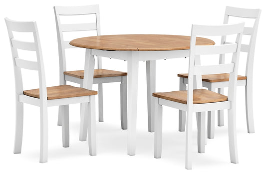 Gesthaven Dining Table and 4 Chairs