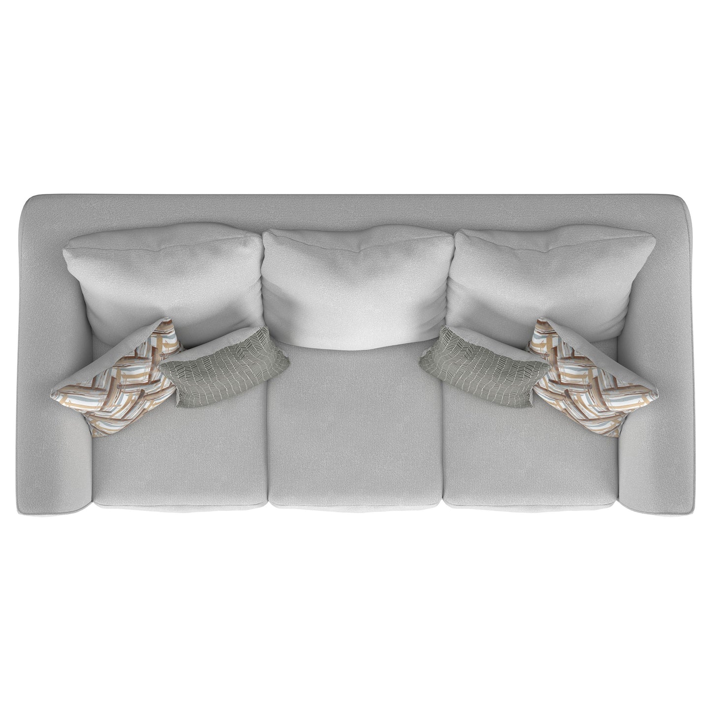 Salizar 2-piece Upholstered Flared Arm Sofa Set Sand