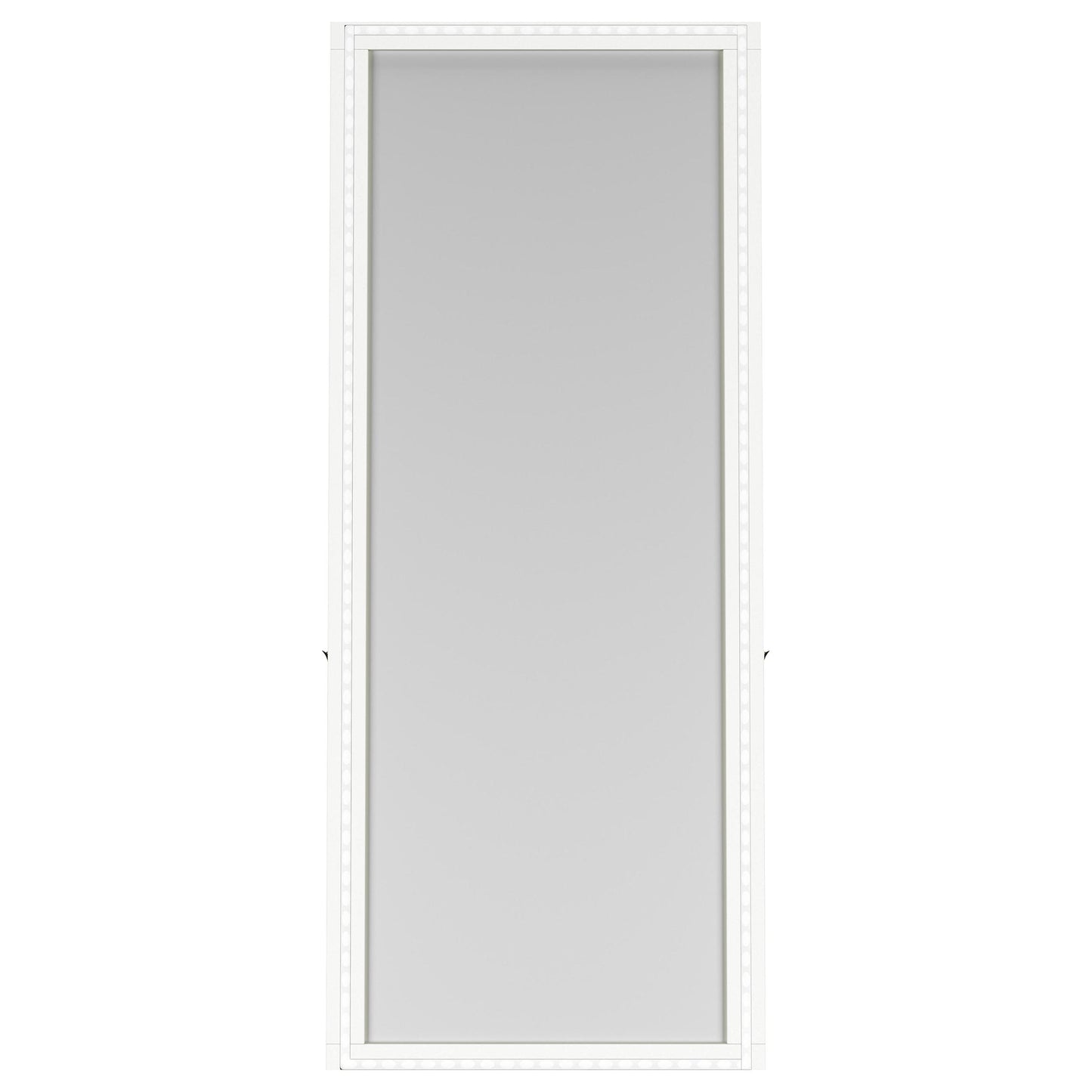 Windrose 28 x 67 Inch Tempered LED Standing Mirror White