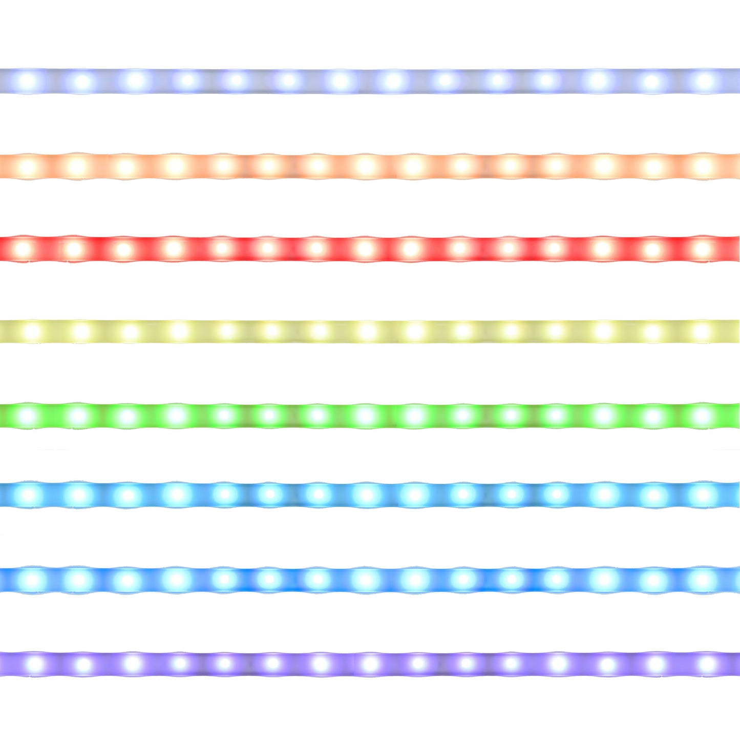 Windrose 28 x 67 Inch Tempered LED Standing Mirror White