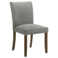 Paxton Upholstered Dining Side Chair Grey (Set of 2)
