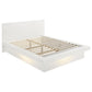 Jessica 6-piece Queen LED Bedroom Set Snow White