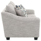 Tomkins Boucle Upholstered Loveseat Light Grey