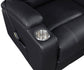 Armstrong Upholstered Power Lift Massage Recliner Espresso