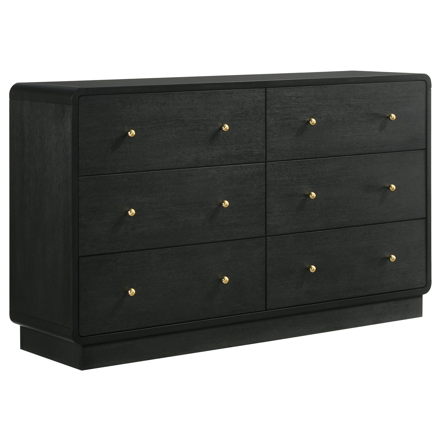 Cavelle 6-drawer Dresser Cabinet Black – New Age Chicago Furniture Co