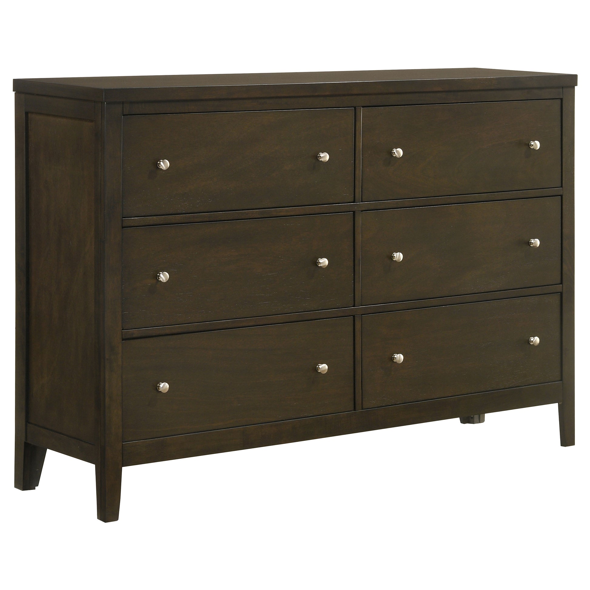 Wilkes 6-drawer Dresser Cabinet Dark Cocoa – New Age Chicago Furniture Co