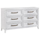 Marielle 5-piece Eastern King Bedroom Set Distressed White