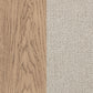 Kailani 52-inch California King Wingback Bed Beige Oak