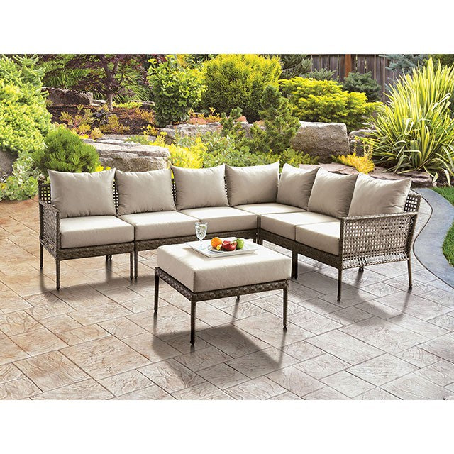 Aleisha - Patio Ottoman