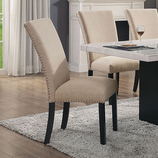 Kian - Side Chair, Beige (2/Ctn)