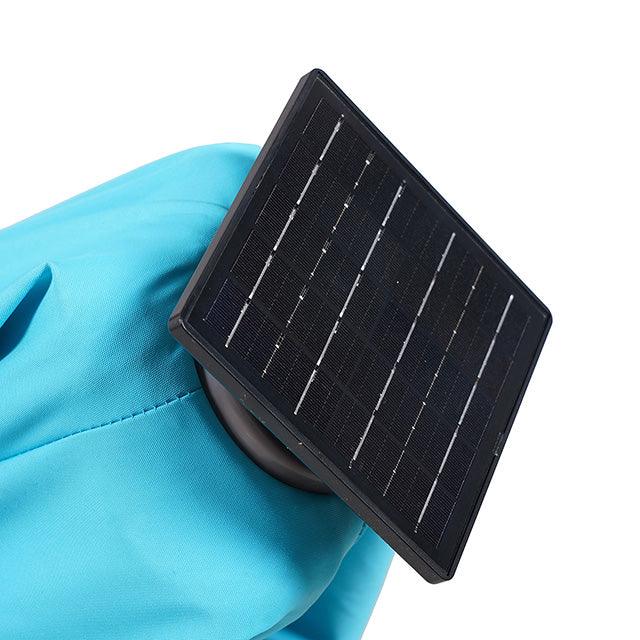 Aurora - 10 Ft Square Umbrella w/ Double Top w/ LED + 37" Large Base