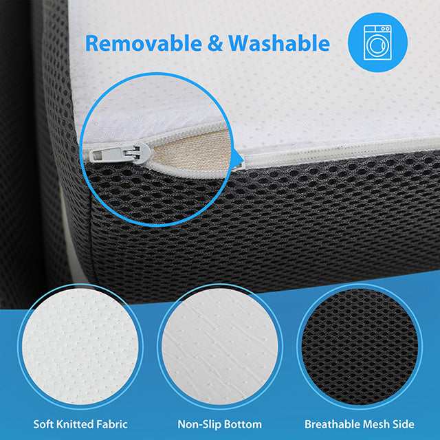 Hollyhock - 4" Twin Tri-Fold Memory Foam Topper