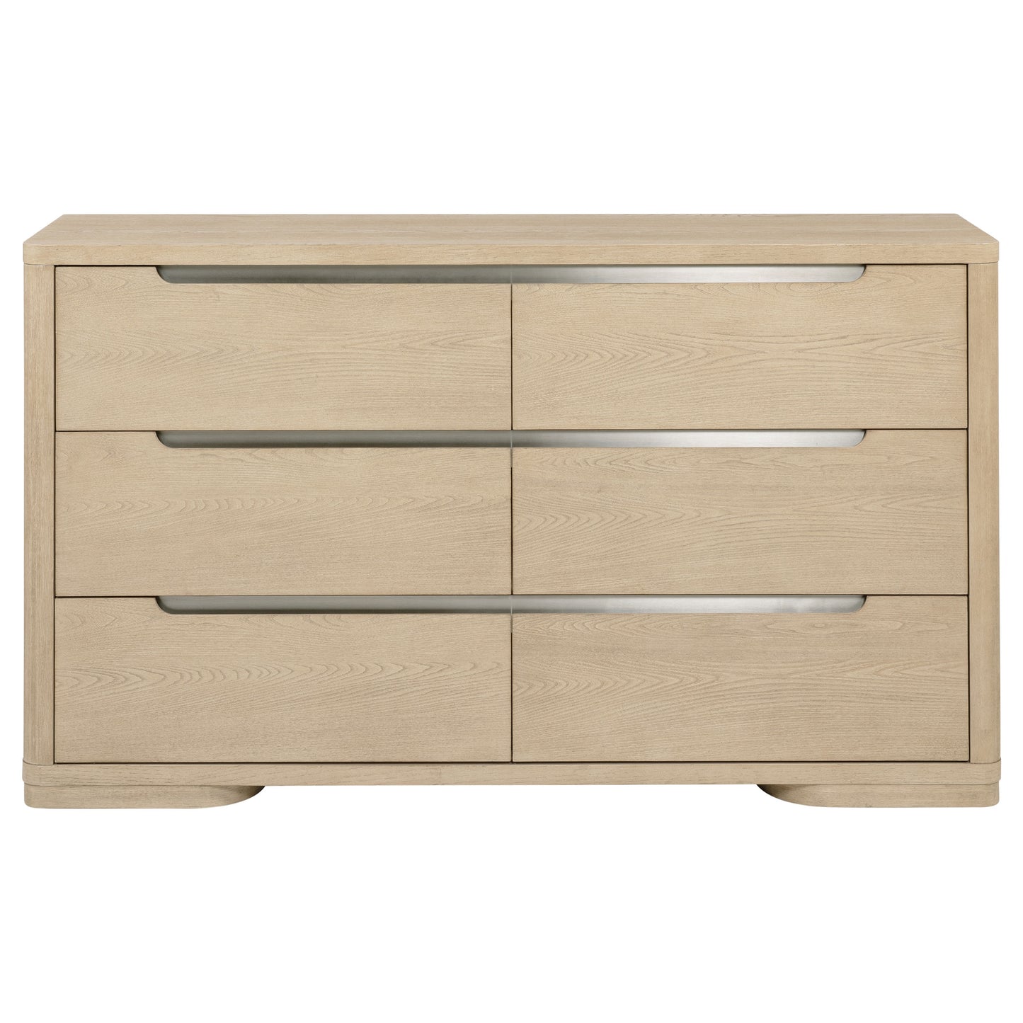 Ladera 6-drawer Bedroom Dresser Light Elm