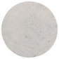 Astoria 2-piece Marble Coffee and End Table Set White