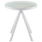 Briggs 2-piece Round Coffee and End Table Set White