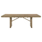 Adina 10-piece Extension Dining Set Distressed Light Brown