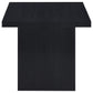 Max 2-piece Rectangular Coffee and End Table Set Black