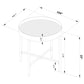 Ozella 2-piece Round Coffee and End Table Set Sandy Black