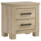 Oakglen 4-piece Eastern King Bedroom Set Weathered Oak