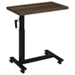 Westpark Height Adjustable Mobile Bedroom C-Table Dark Pine