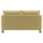 Corliss Upholstered Curved Track Arm Loveseat Camel