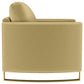 Corliss Upholstered Curved Track Arm Chair Camel