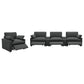 Collins 5-Piece Power Reclining Home Theater Seating Dark Grey