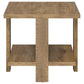 Dawn 3-piece Round Coffee and End Table Set Mango Brown