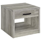 Felix 2-piece Coffee and End Table Set Grey Driftwood