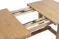 Middleton 6-piece Extension Leaf Dining Set Natural Brown